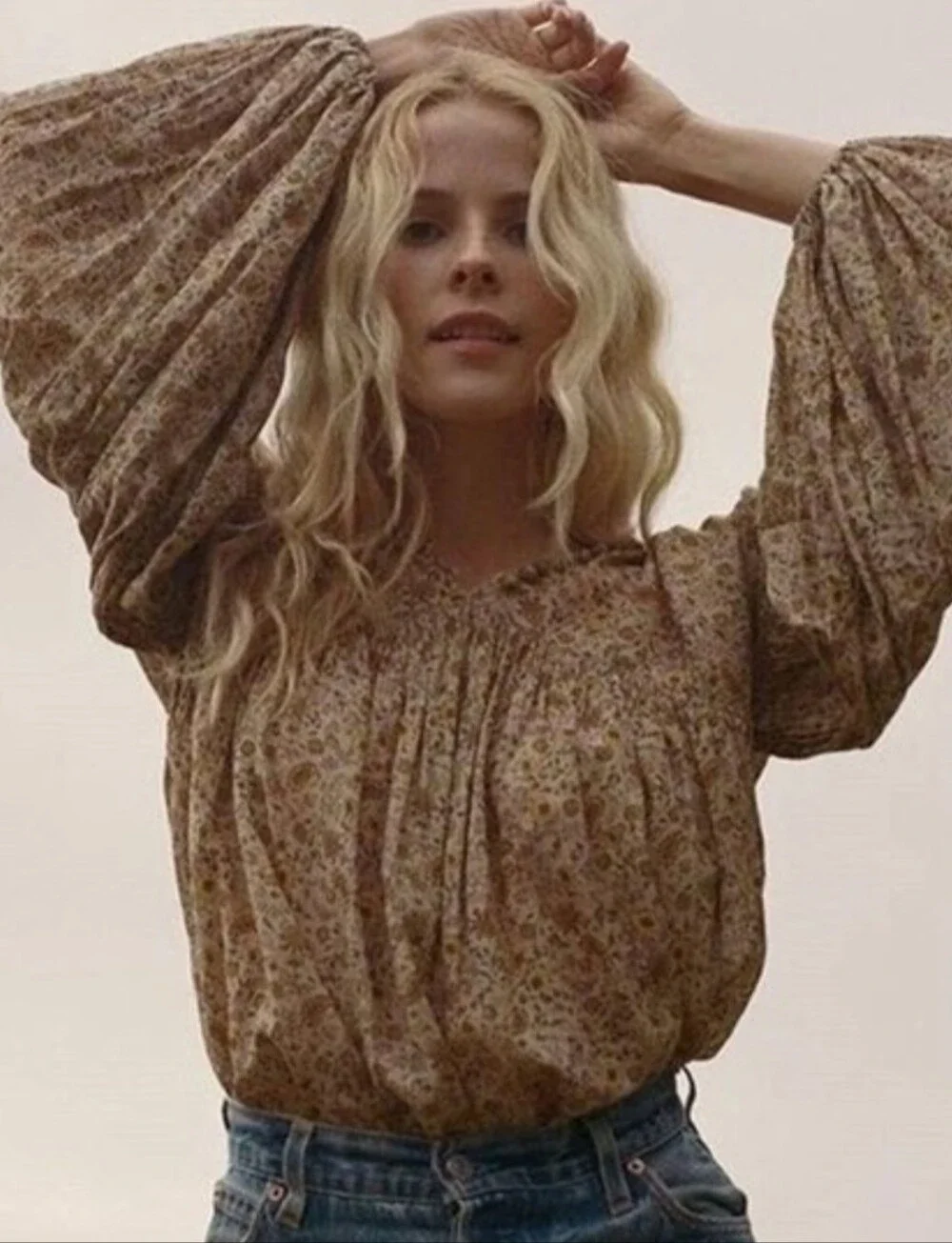 Doen thistle Top/Blouse large - Picture 1 of 4